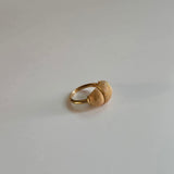 80s Textured Dome Ring