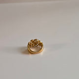 80s Scrollwork Cutout Ring