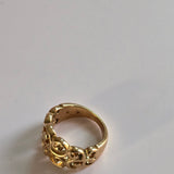 80s Scrollwork Cutout Ring