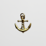 Gold Anchor Charm