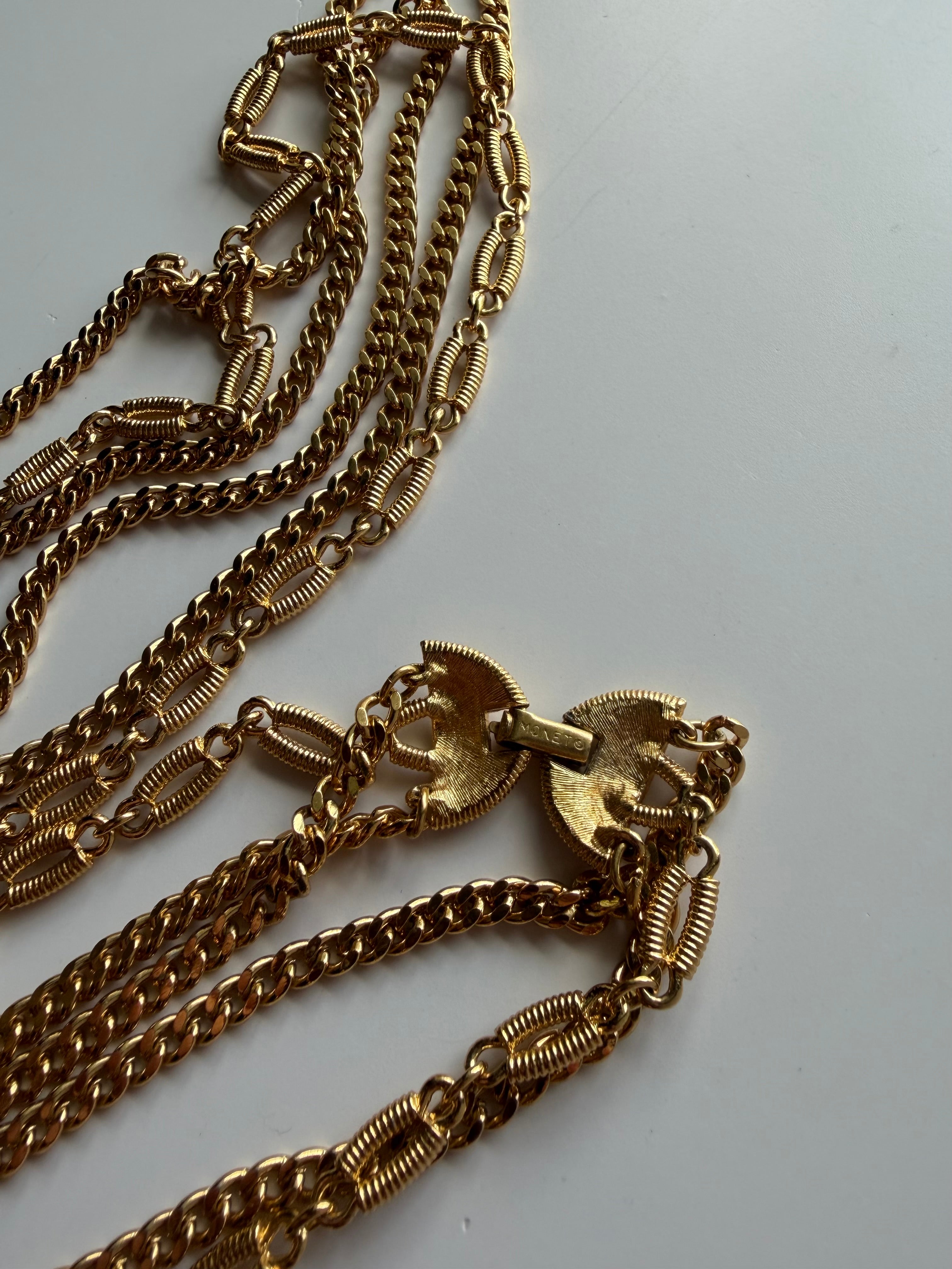 Vintage Monet Layering Necklace