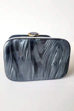 Load image into Gallery viewer, 50&#39;s Midnight Pearlized Lucite Handbag