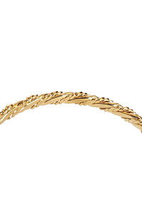 Vintage Gold tone Twisted Bangle