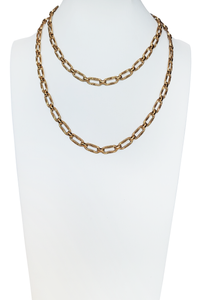 Vintage 50's/60s Etched Chain Necklace