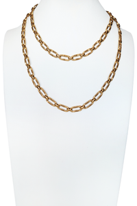 Vintage 50's/60s Etched Chain Necklace