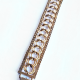 Vintage Wide Multi-chain Bracelet