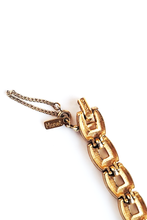Load image into Gallery viewer, 60&#39;s Monet Gold tone Rectangle Bracelet
