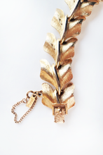 Load image into Gallery viewer, 60&#39;s Monet Leaf Link Bracelet