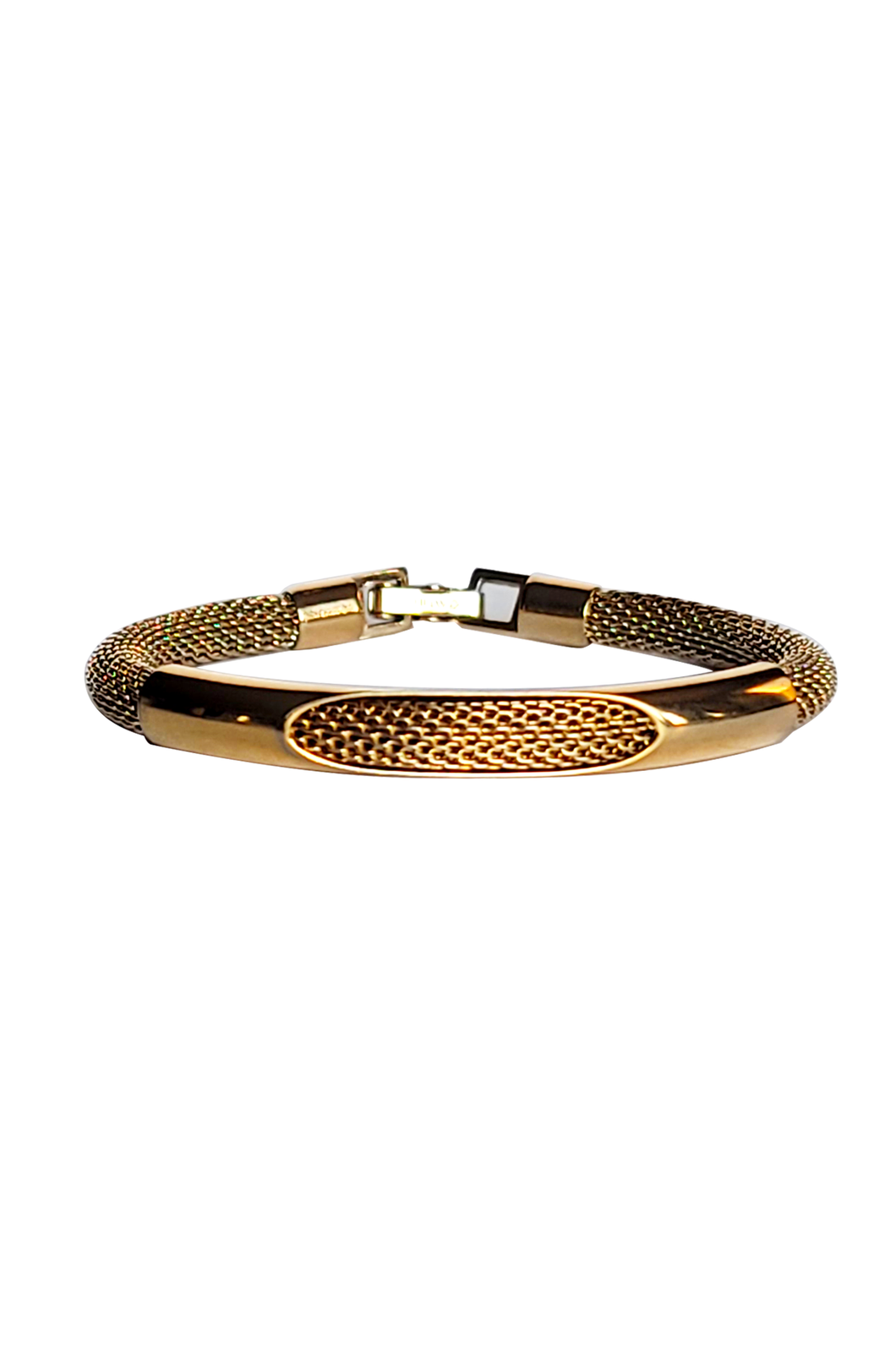 Vintage Gold tone Mesh Bracelet