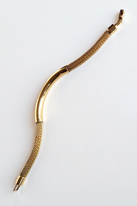 Vintage Gold tone Mesh Bracelet