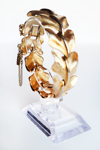 60's Monet Leaf Link Bracelet