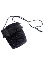 Load image into Gallery viewer, 80s Italian Pleated Silk Drawstring Handbag