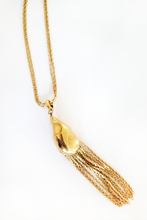 Load image into Gallery viewer, 70s Monet Sculpted Teardrop Necklace