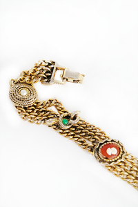 70s Charm Linked Bracelet