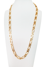 Load image into Gallery viewer, 80s Gold-Tone Monet Chunky Figaro Necklace