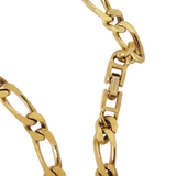 80s Gold-Tone Monet Chunky Figaro Necklace