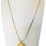 70s Pisces Medallion Necklace