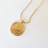 70s Pisces Medallion Necklace