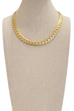 Load image into Gallery viewer, Vintage Textured Flat Curb Necklace