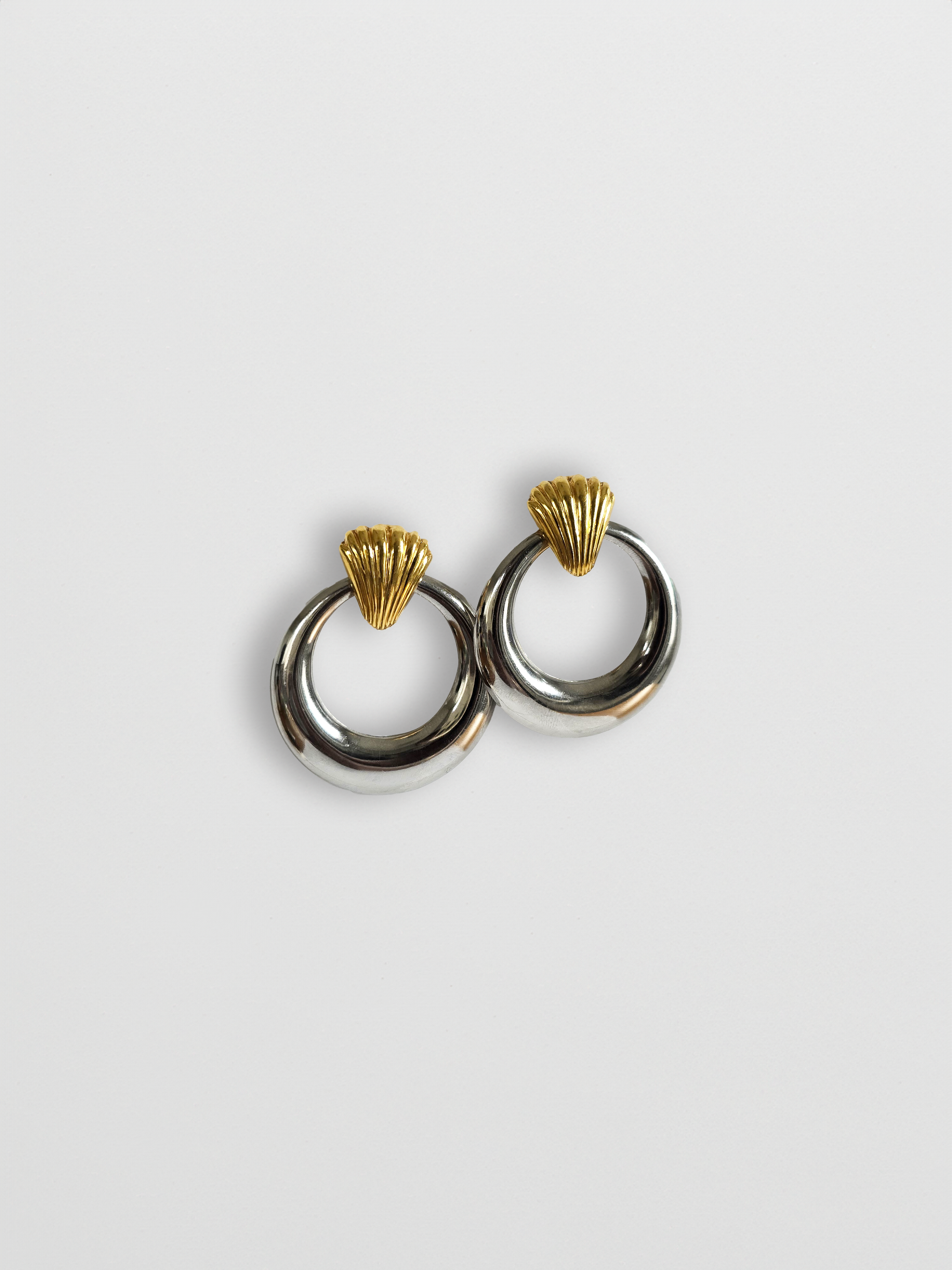 Vintage Dual Tone Earrings