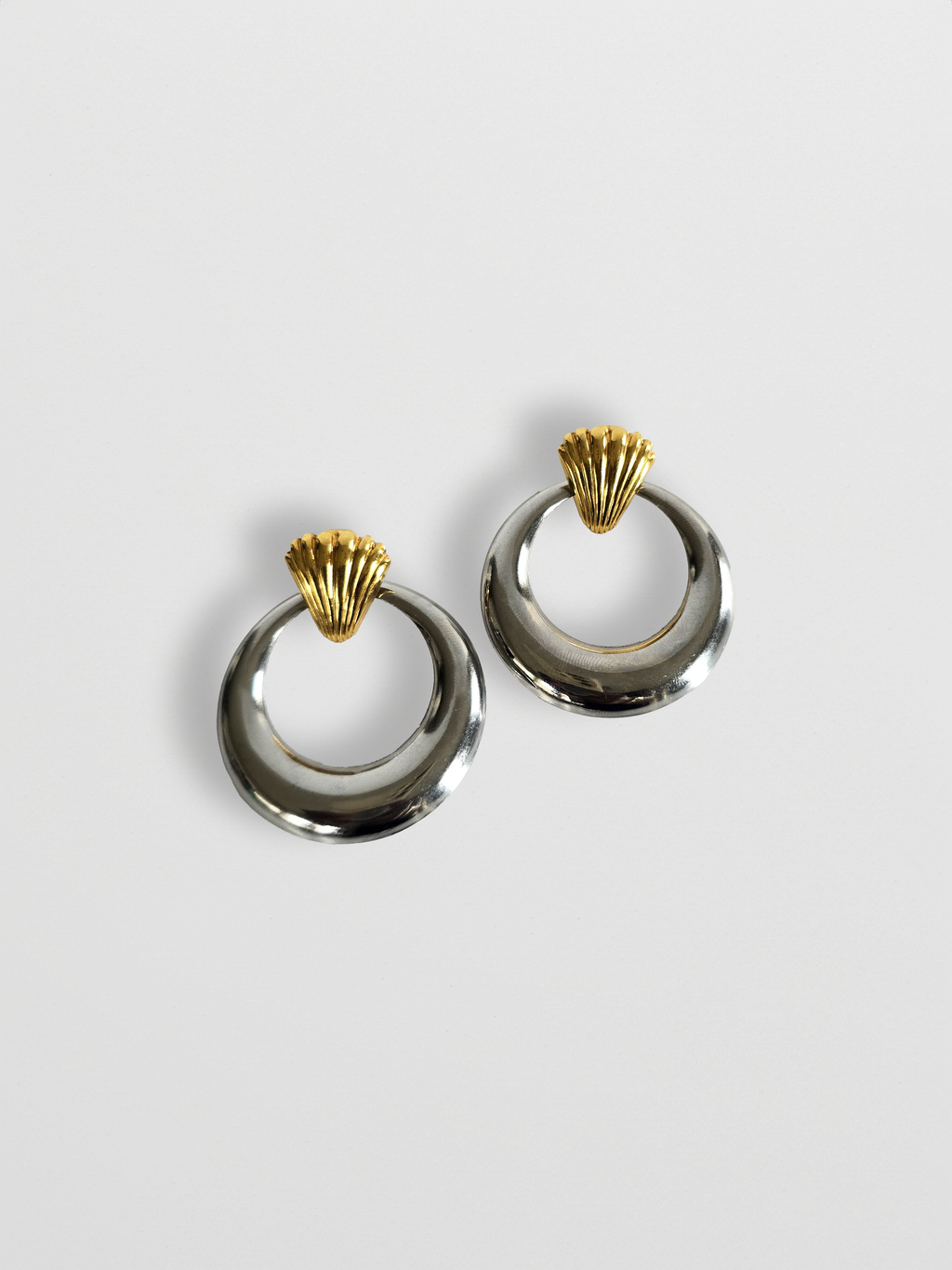 Vintage Dual Tone Earrings