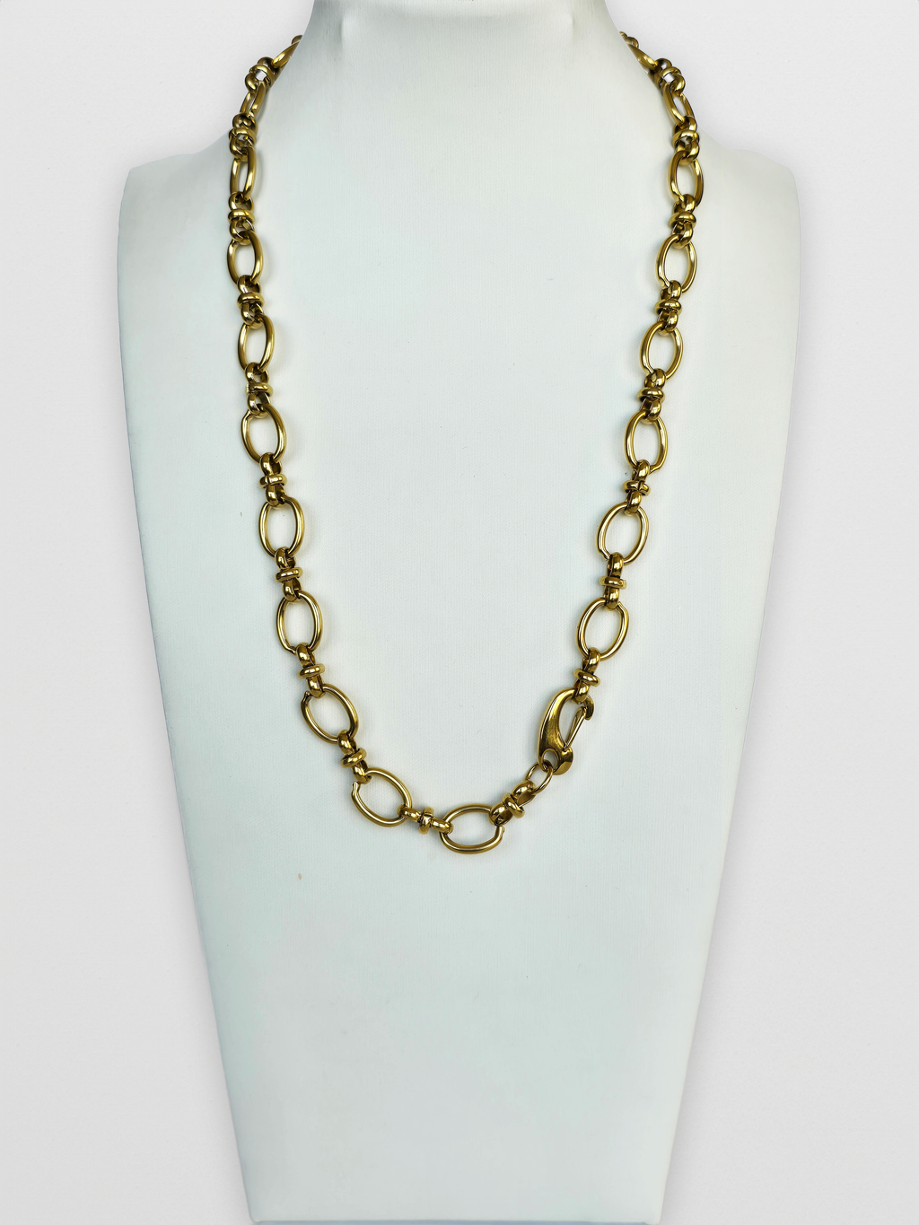 Olympia Oval Chain Necklace