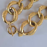 80's Vintage Anne Klein Chunky Curb Necklace