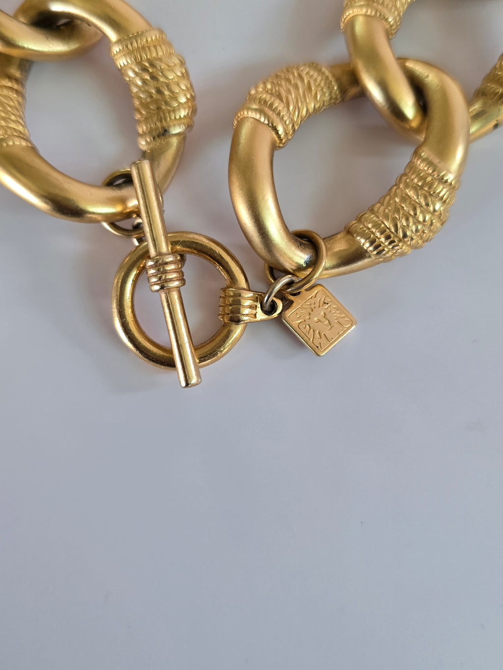 80's Vintage Anne Klein Chunky Curb Necklace