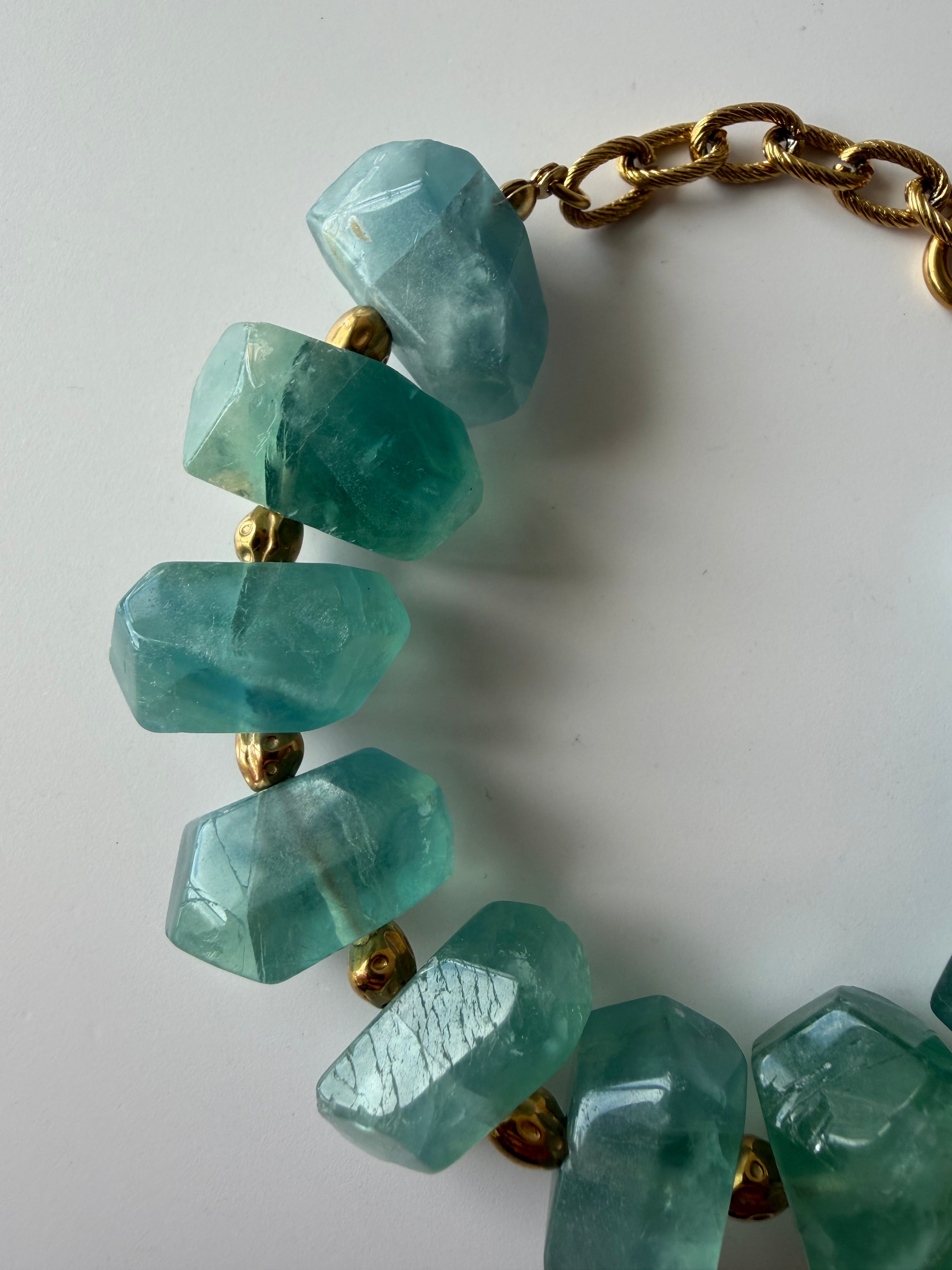 Fia Chunky Flourite Bracelet