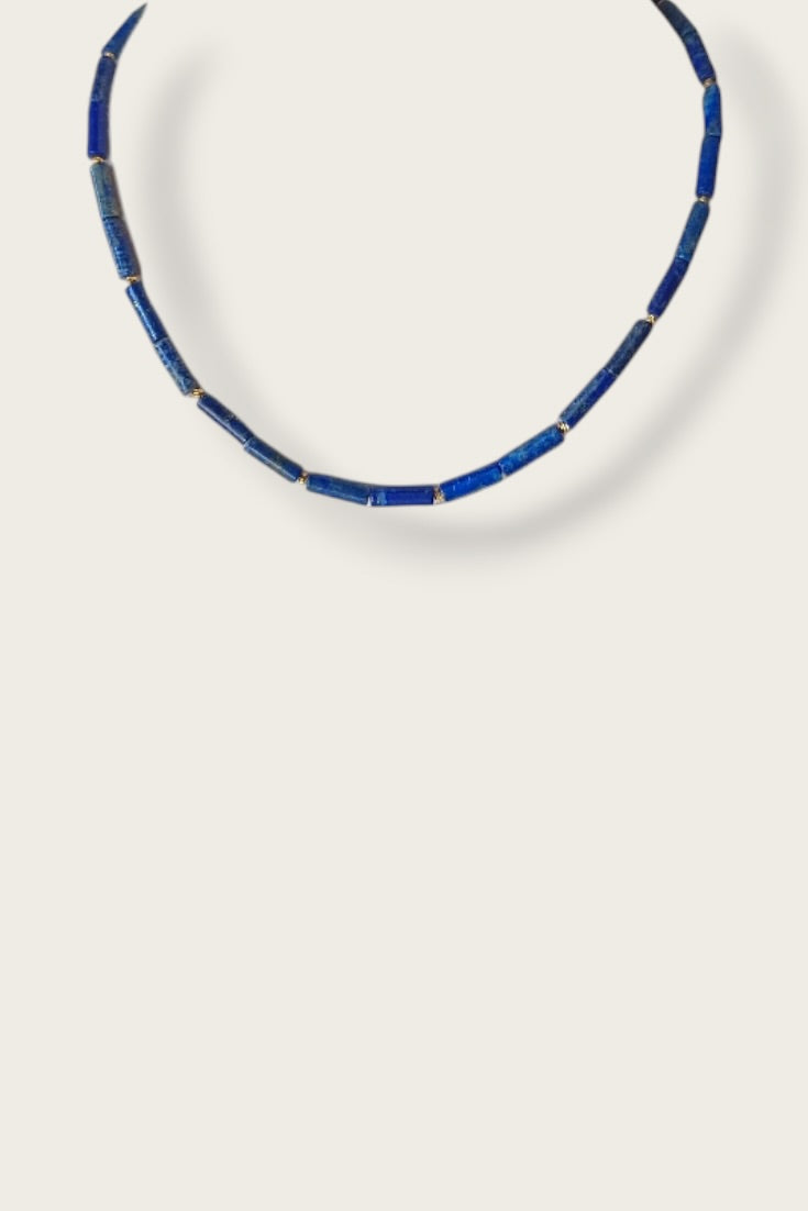 Revival Lapis Lazuli Gemstone Choker Necklace