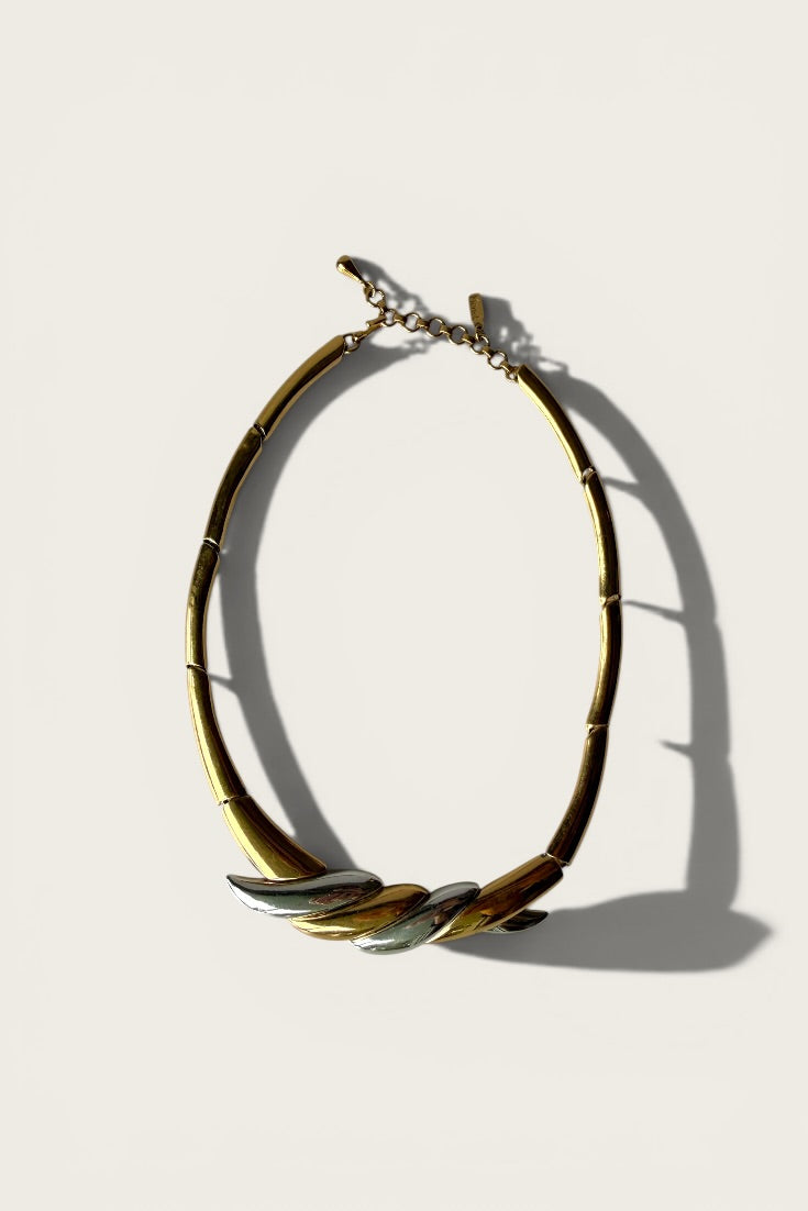 Vintage Monet Sculptural Choker Necklace