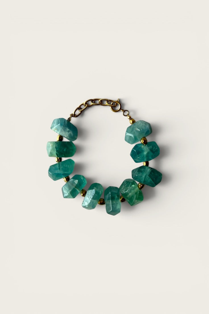 Fia Chunky Flourite Bracelet