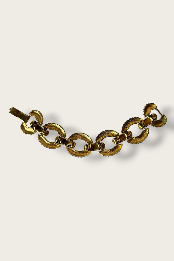 Vintage Shrimp Link Bracelet