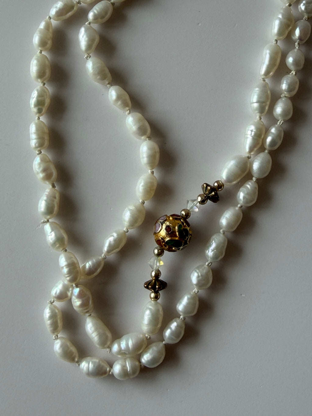 Vintage Pearl Layering Necklace