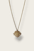Vintage Monet Woven Medallion Necklace