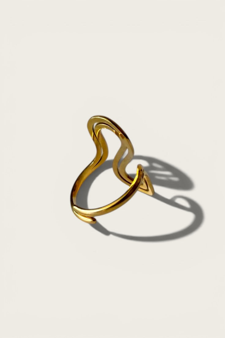 Wavy Statement Ring