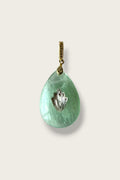 Gemstone Seashell Pendants