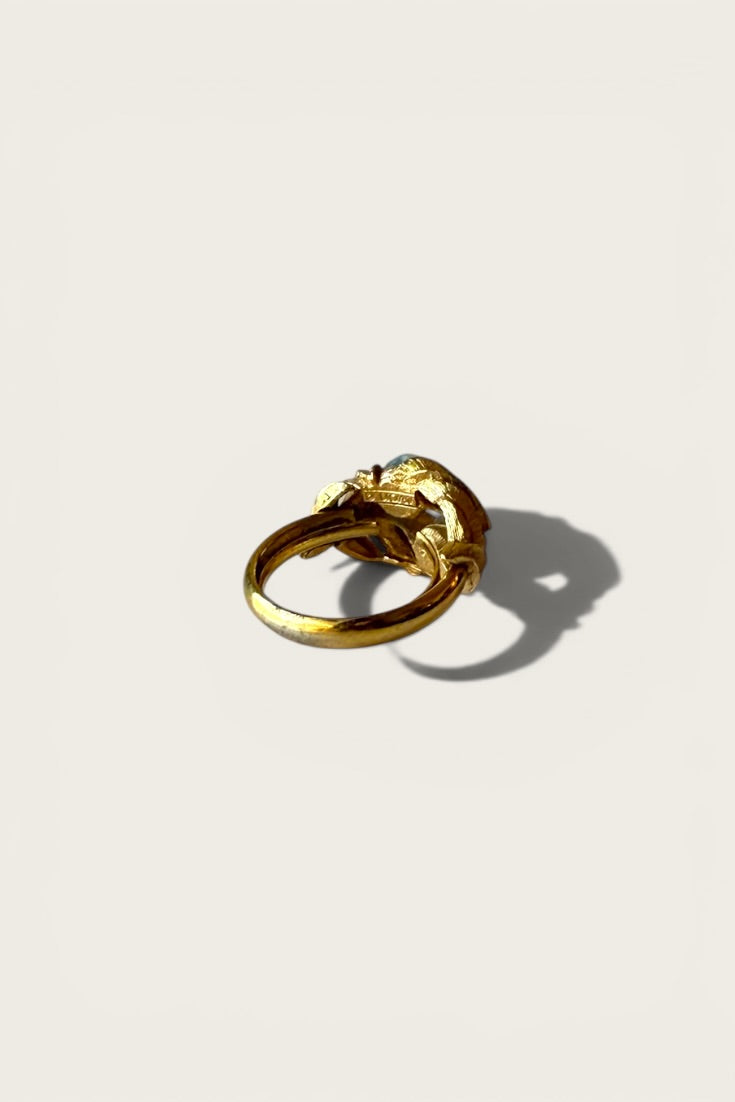 Vintage Avon Aquamarine Ring