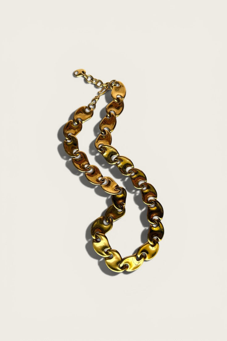 Vintage Monet Chunky Mariner Necklace