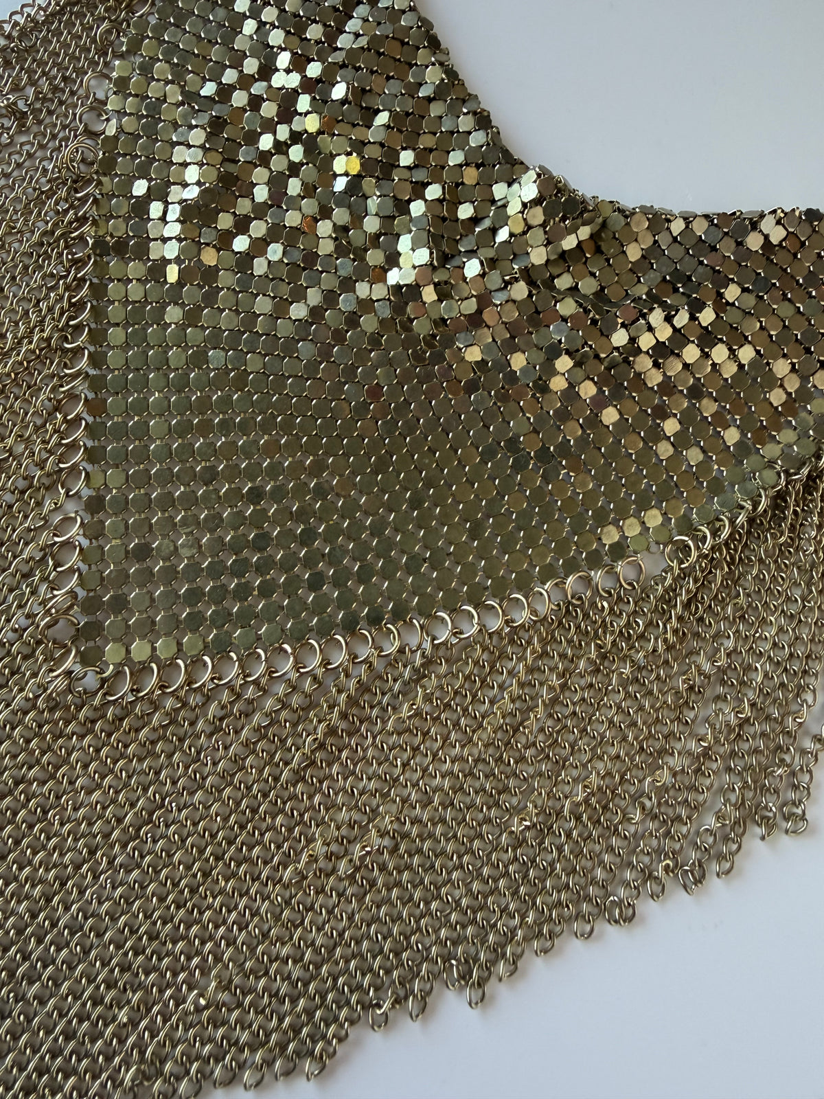 Vintage Cära Mesh Bib Necklace