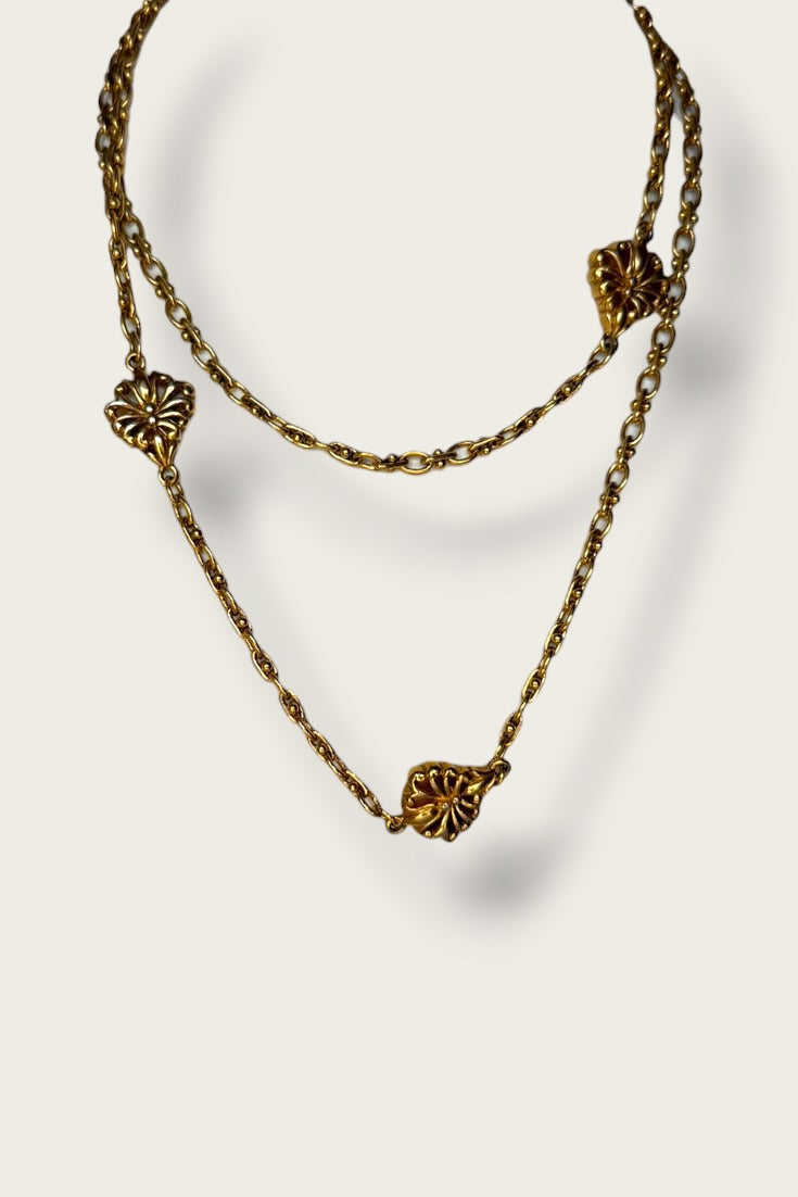 Vintage Filagree Layering Necklace