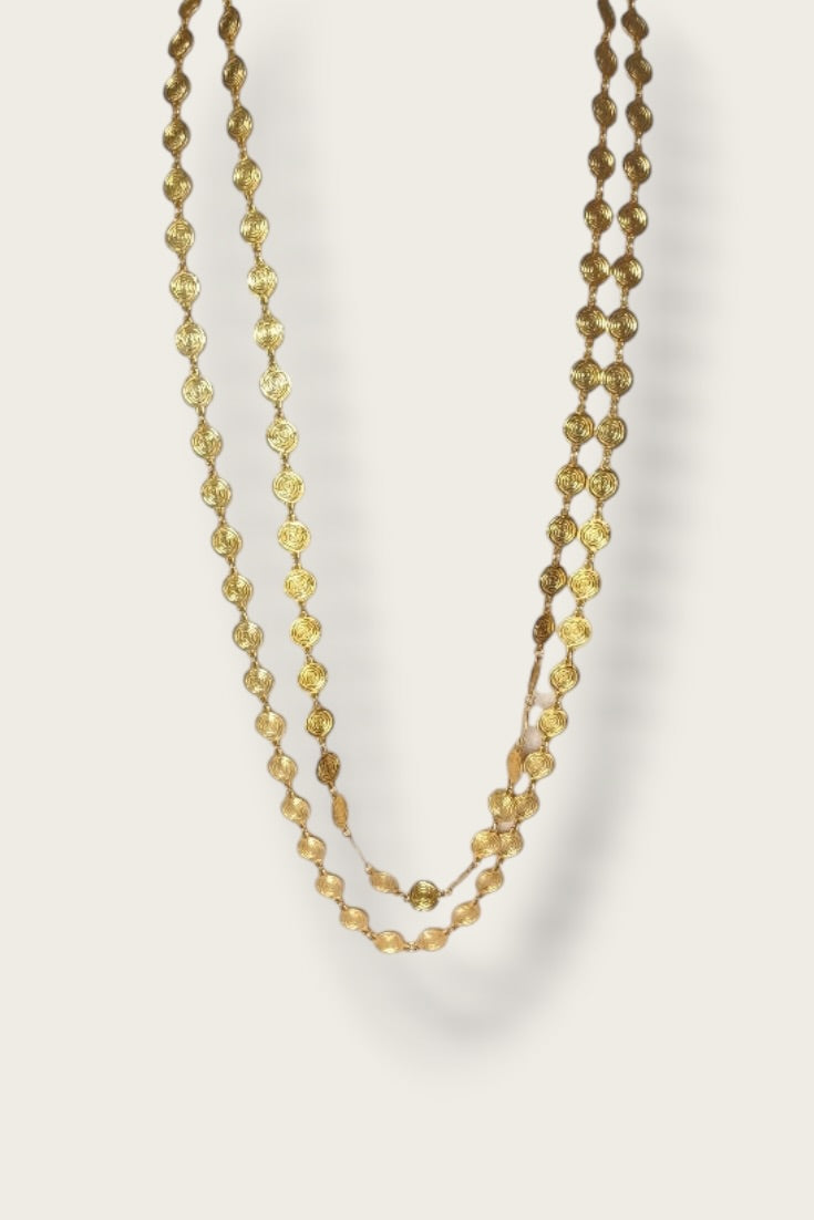 Vintage Liz Clairborne Coin Necklace