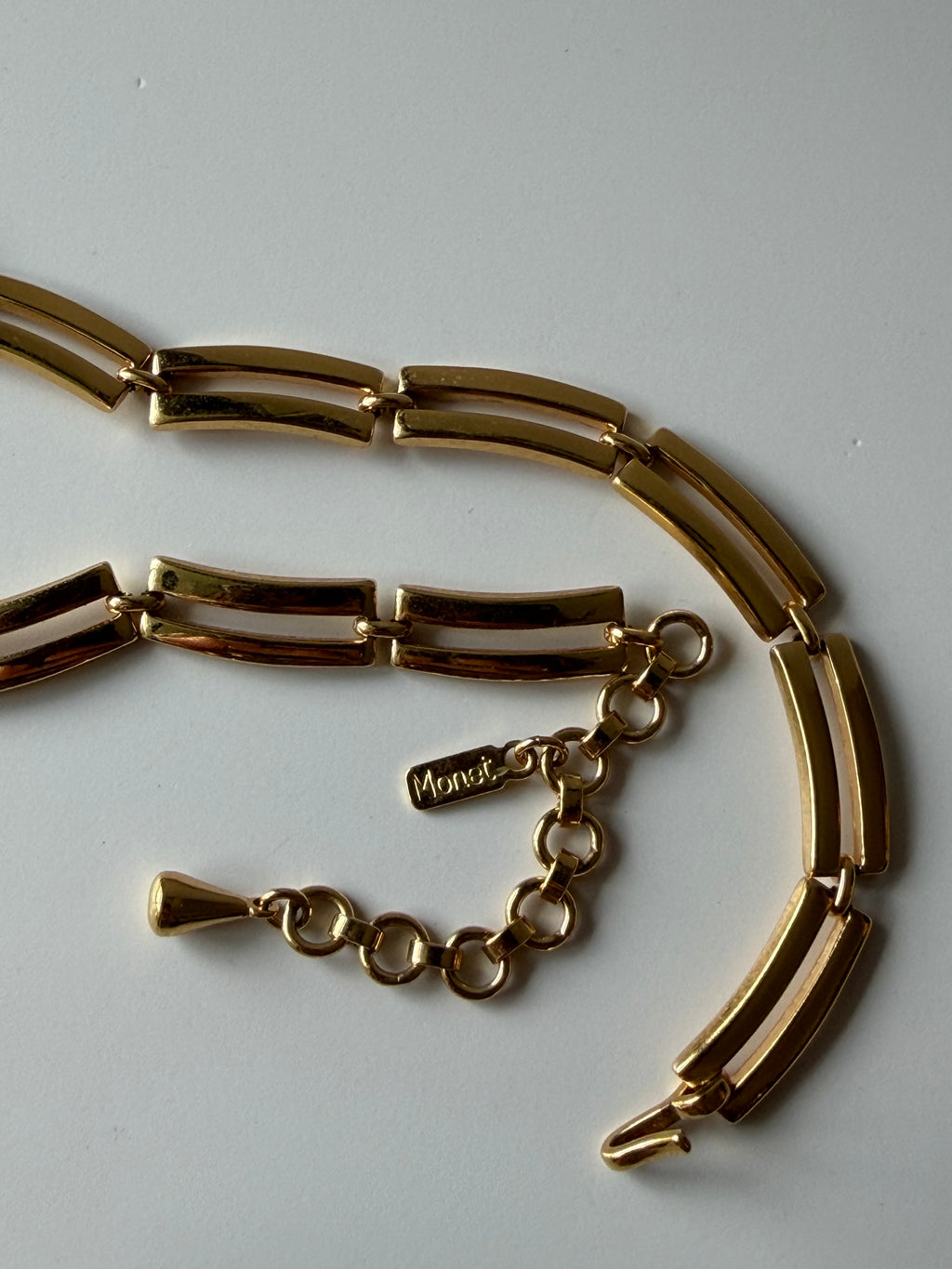 Vintage Monet Open Link Necklace
