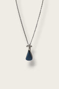 70's Avon Ebony Teardrop Necklace