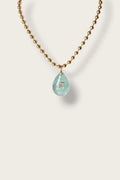 Vintage Moon Flourite Pendant Necklace