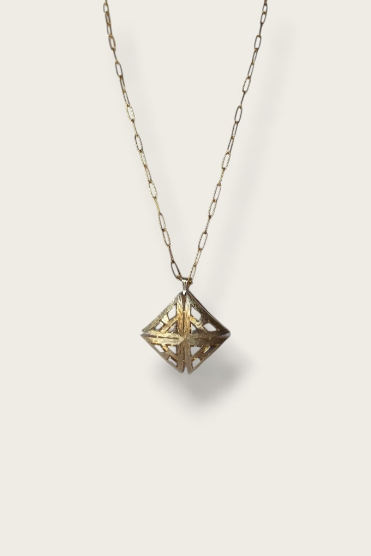 60's Monet Maltese Cross Necklace