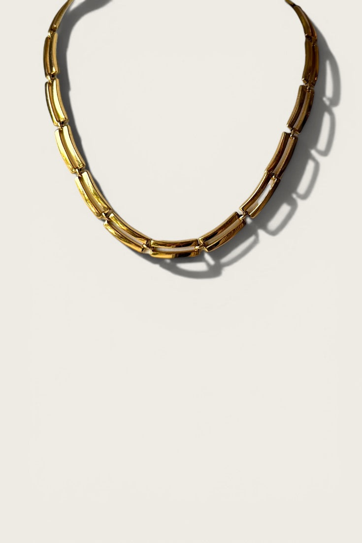 Vintage Monet Open Link Necklace