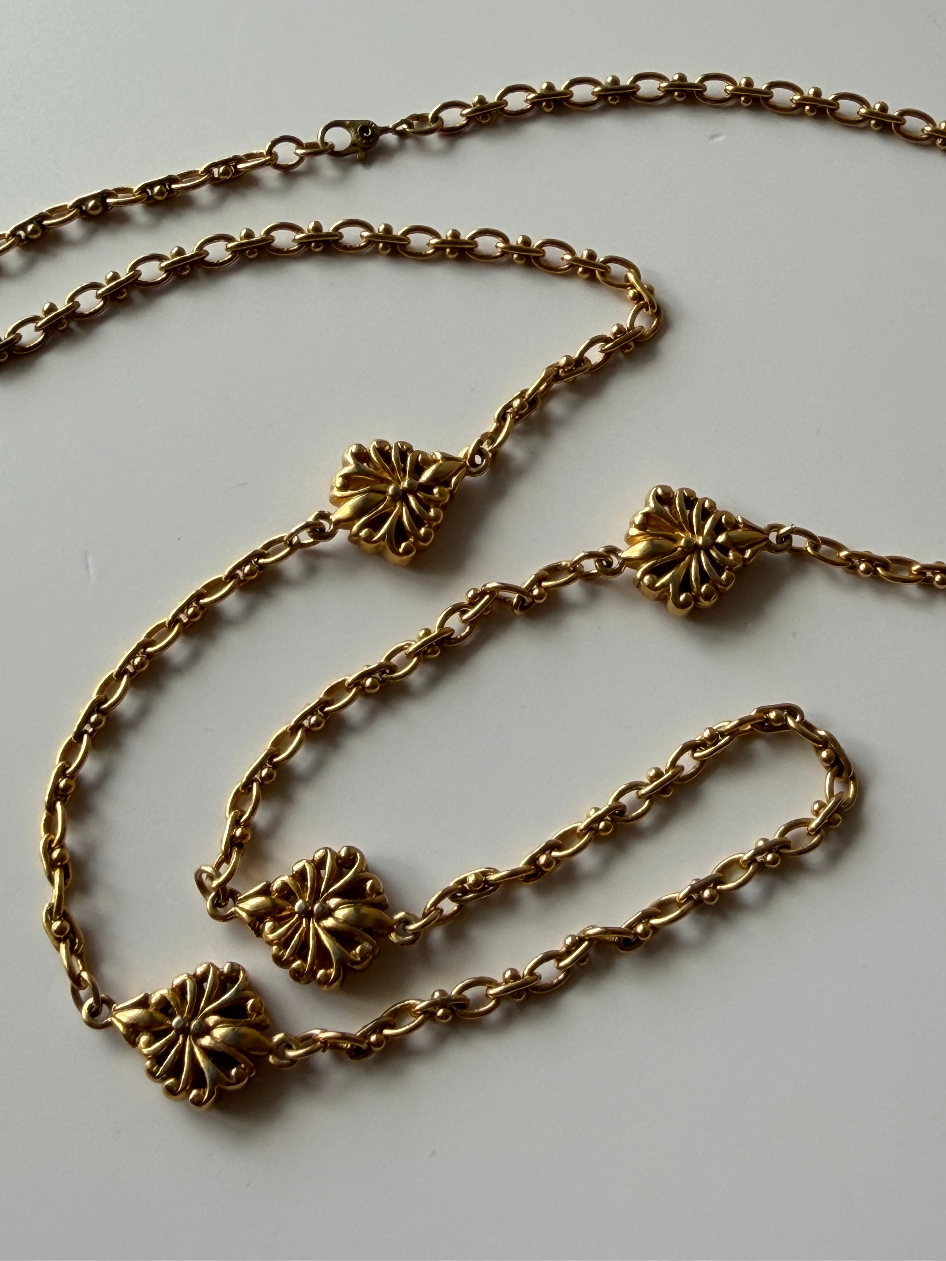 Vintage Filagree Layering Necklace
