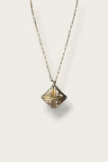 70's Geometric Diamond Necklace
