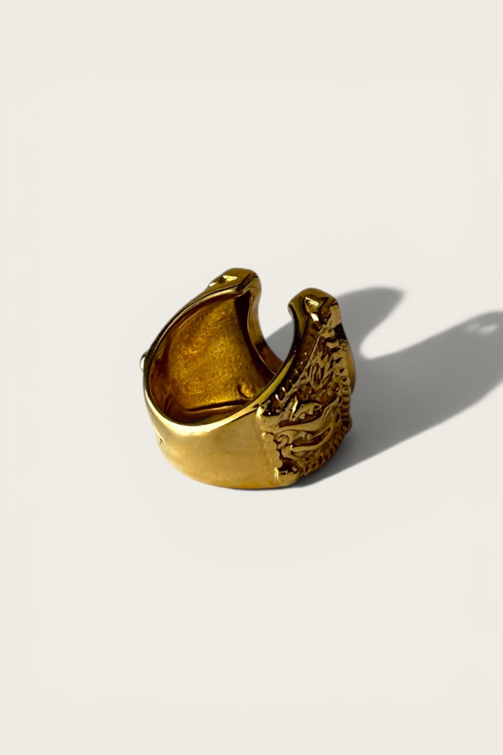 Vintage Horseshoe Statement Ring